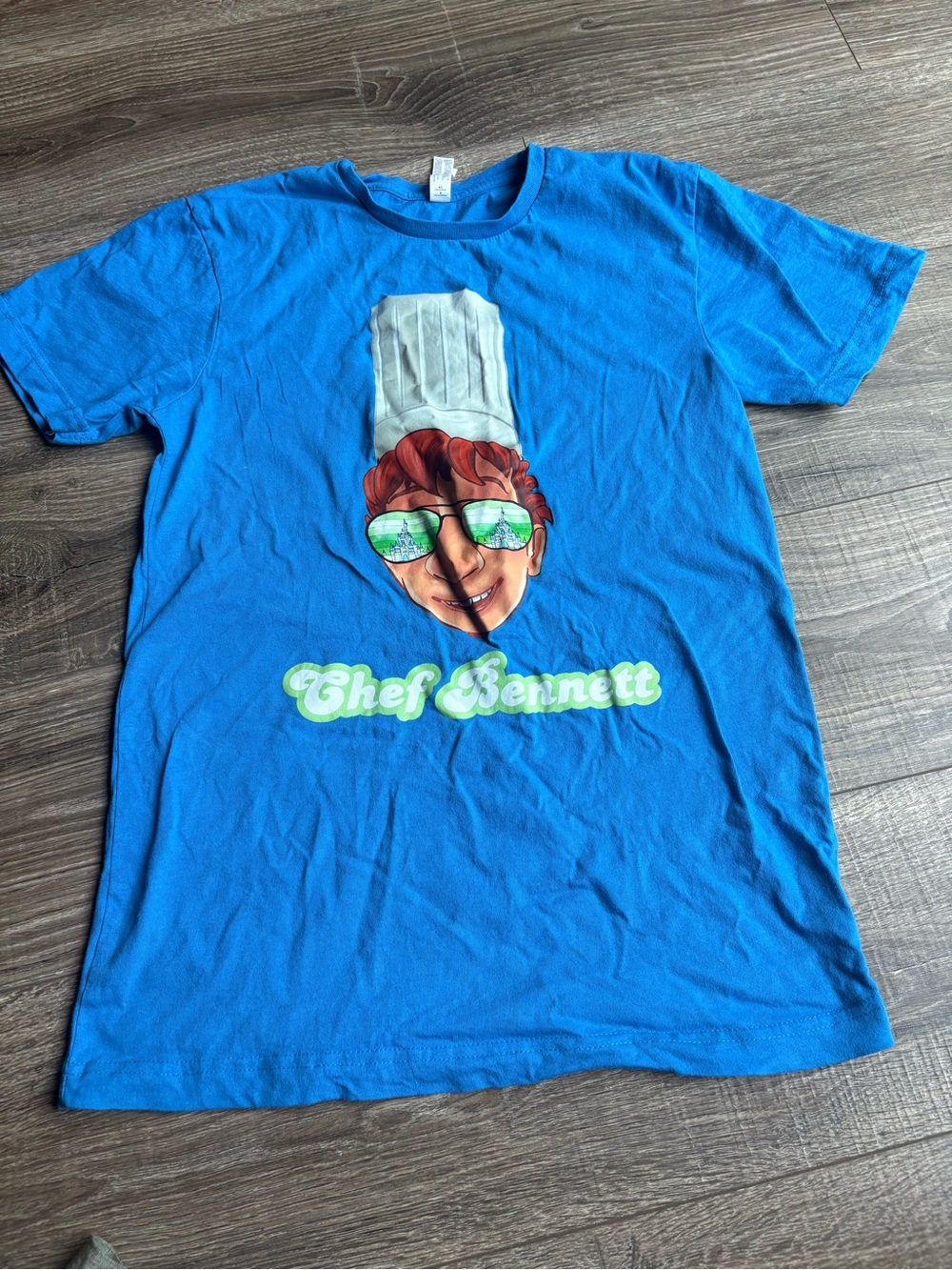 Chef Bennett Graphic Short Sleeve Tee in Blue - Ratatouille